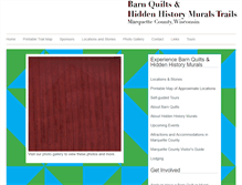 Tablet Screenshot of barnquiltsandmurals.com